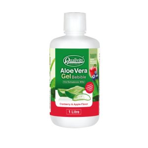 Aloe Vera Gel bebible sabor arándano y manzana | Qualivits
