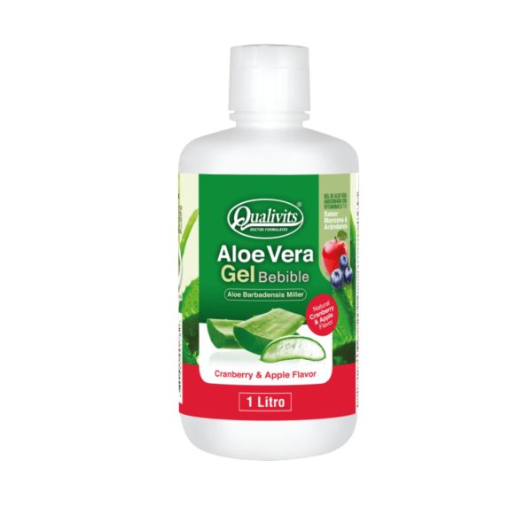 Aloe Vera Gel bebible sabor arándano y manzana | Qualivits